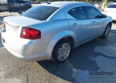2012 Dodge Avenger Se from USA, damaged, VIN 1C3CDZAB4CN269975